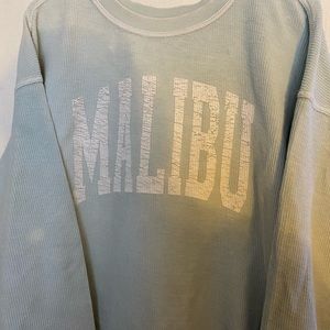 MALIBU teal sweatshirt